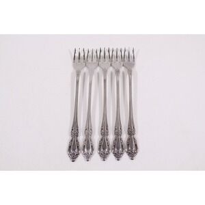 5 - Oneida Distinction Deluxe HH RAPHAEL Stainless Cocktail‎ Fork